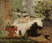 Paul Cezanne A Modern Olympia oil painting